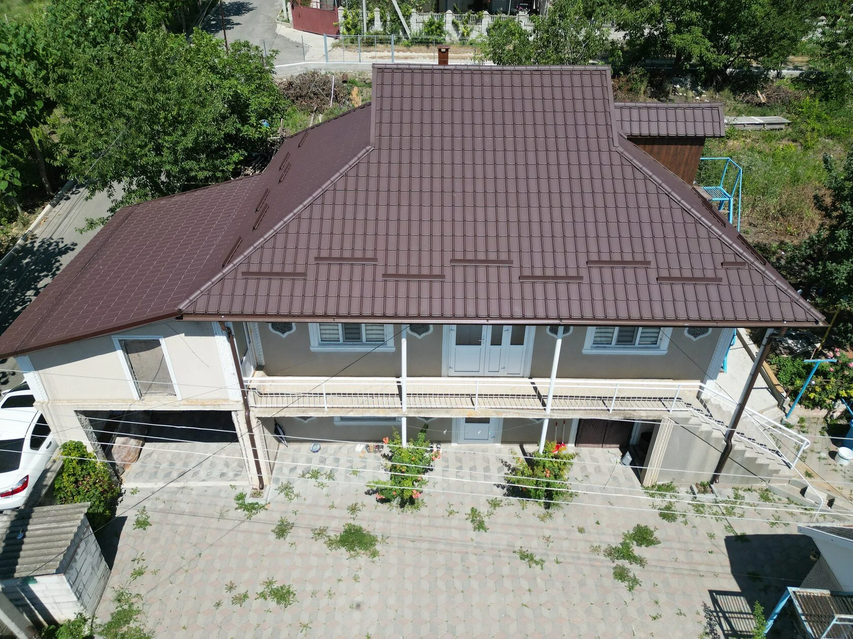 Țiglă metalică, Nordica, SSAB, RAL 8017, Costești, Ialoveni