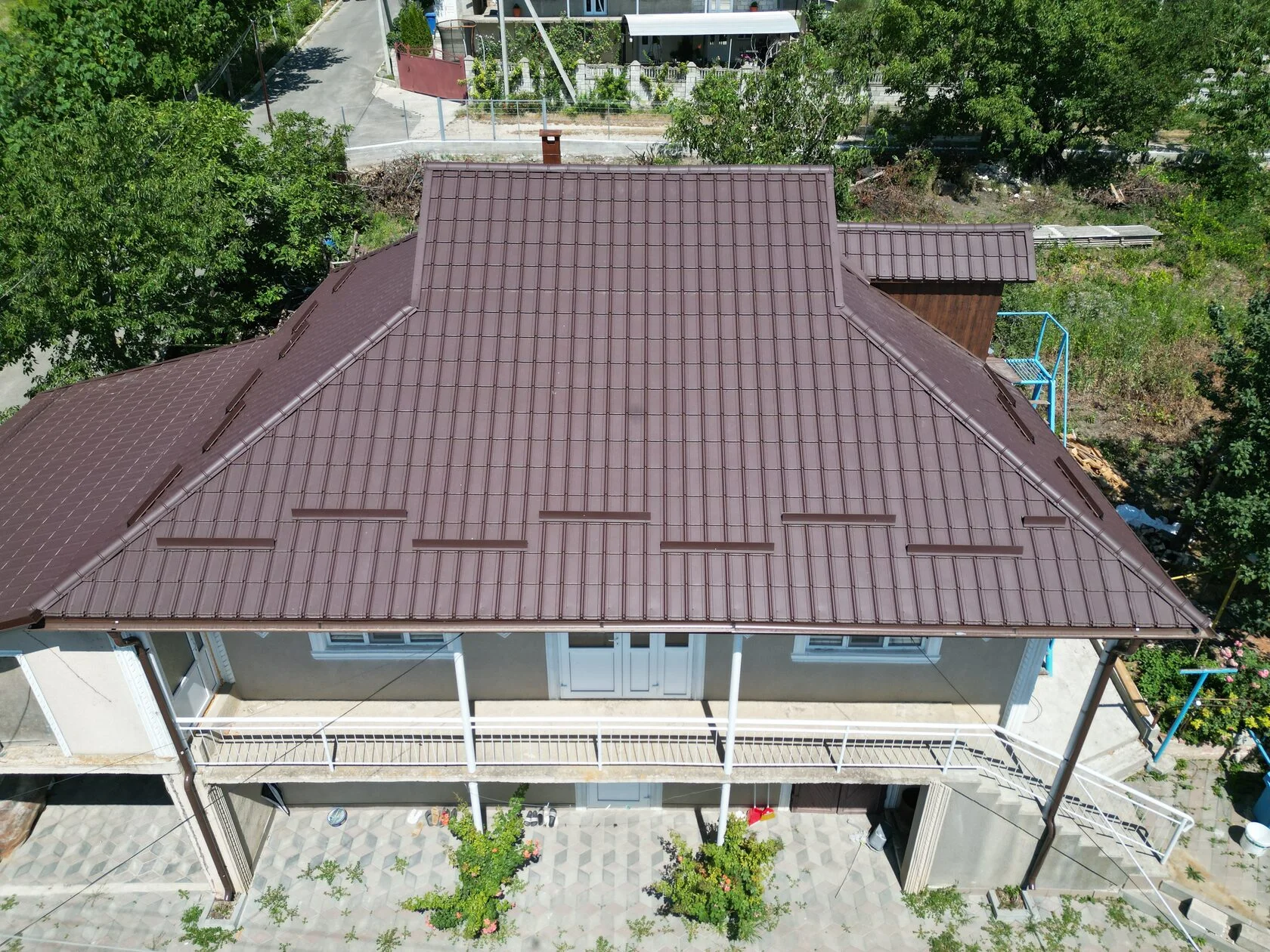 Țiglă metalică, Nordica, SSAB, RAL 8017, Costești, Ialoveni