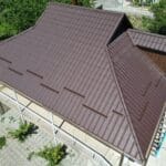 Țiglă metalică, Nordica, SSAB, RAL 8017, Costești, Ialoveni