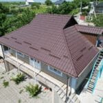 Țiglă metalică, Nordica, SSAB, RAL 8017, Costești, Ialoveni