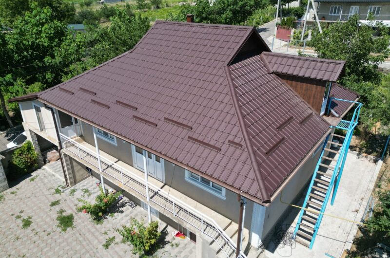 Țiglă metalică, Nordica, SSAB, RAL 8017, Costești, Ialoveni