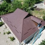 Țiglă metalică, Nordica, SSAB, RAL 8017, Costești, Ialoveni