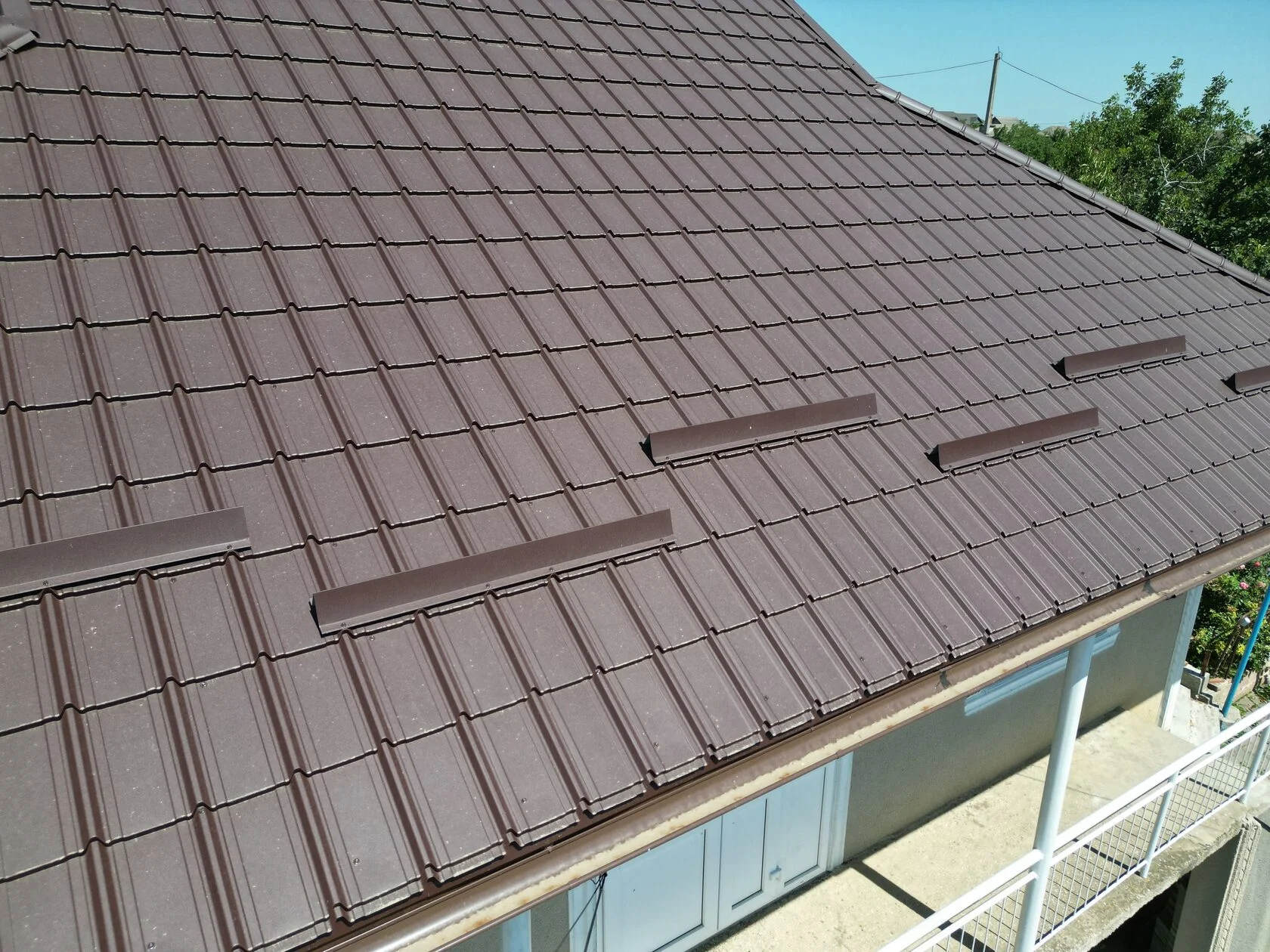 Țiglă metalică, Nordica, SSAB, RAL 8017, Costești, Ialoveni