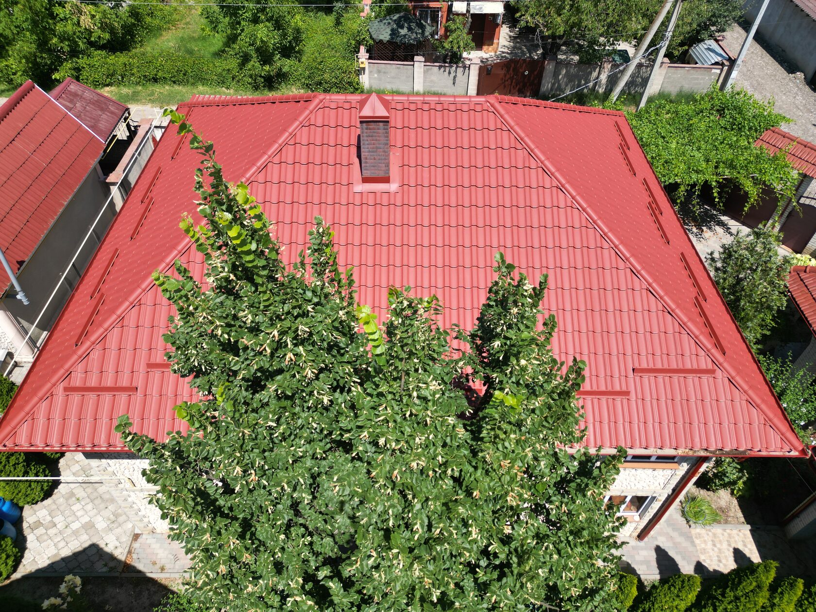 Țiglă metalică, Arctica, SSAB, RAL 3009, Chetrosu, Anenii-Noi