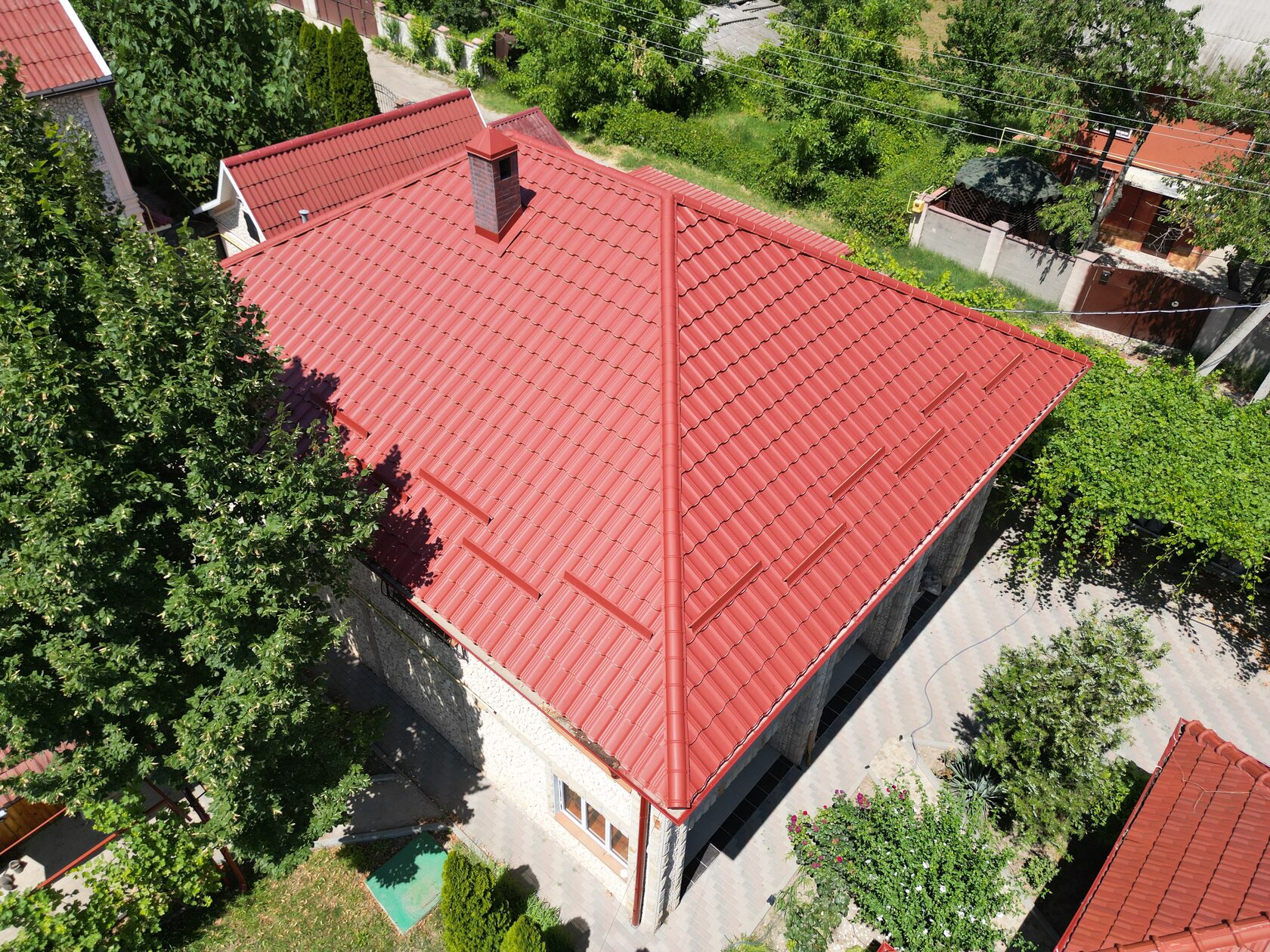 Țiglă metalică, Arctica, SSAB, RAL 3009, Chetrosu, Anenii-Noi