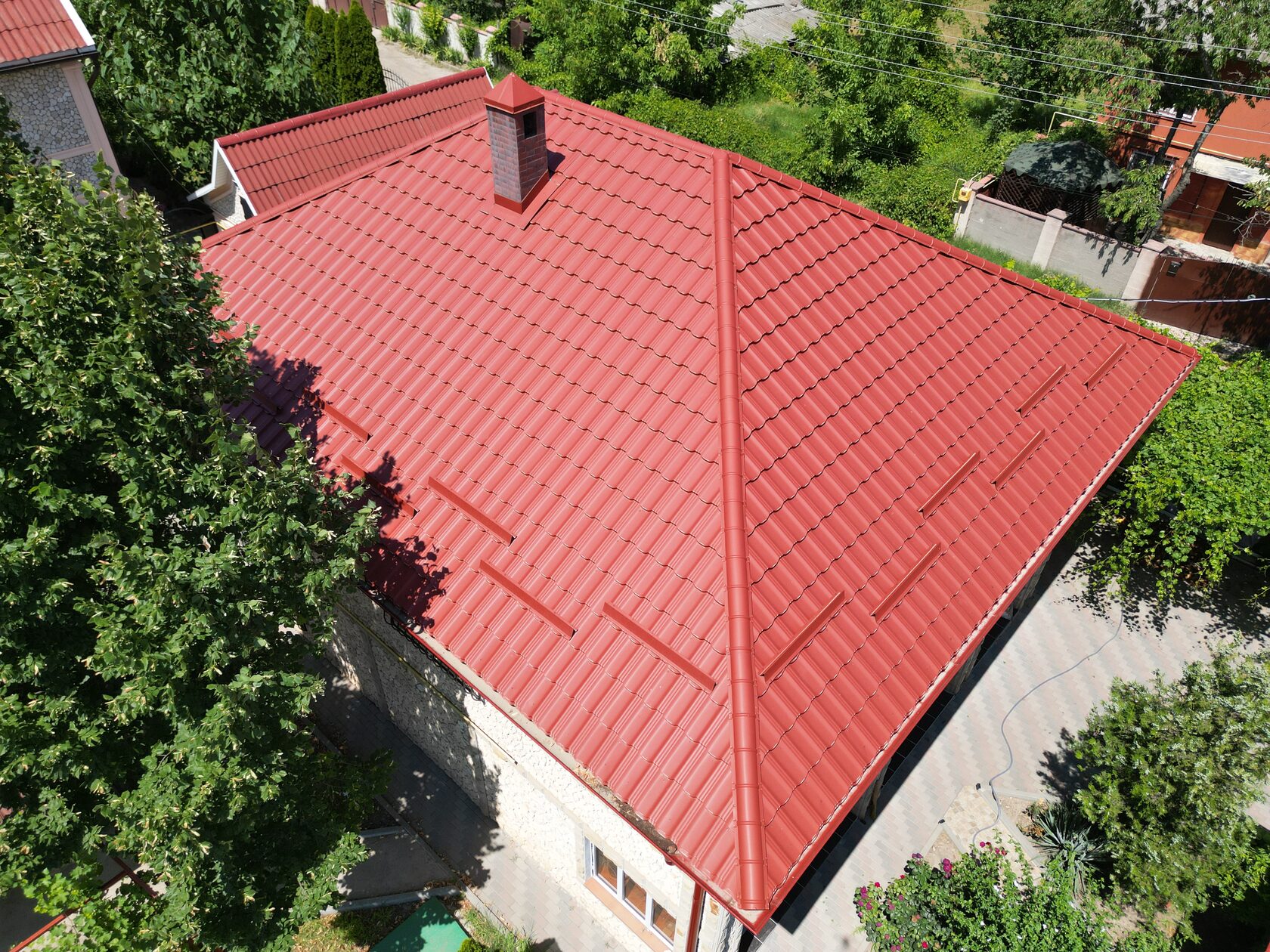 Țiglă metalică, Arctica, SSAB, RAL 3009, Chetrosu, Anenii-Noi