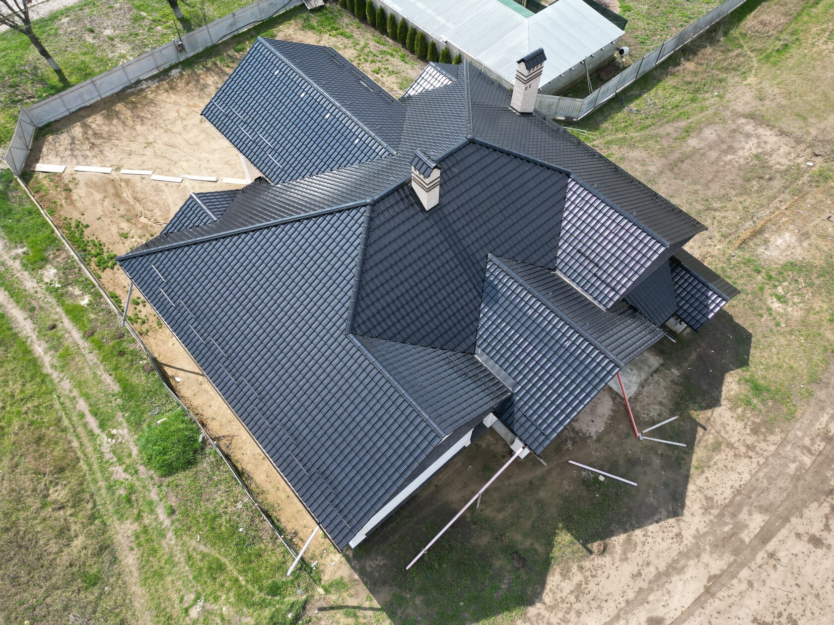 Керамическая черепица, Creaton Futura, Negru Noblesse, Кожушна, Страшены