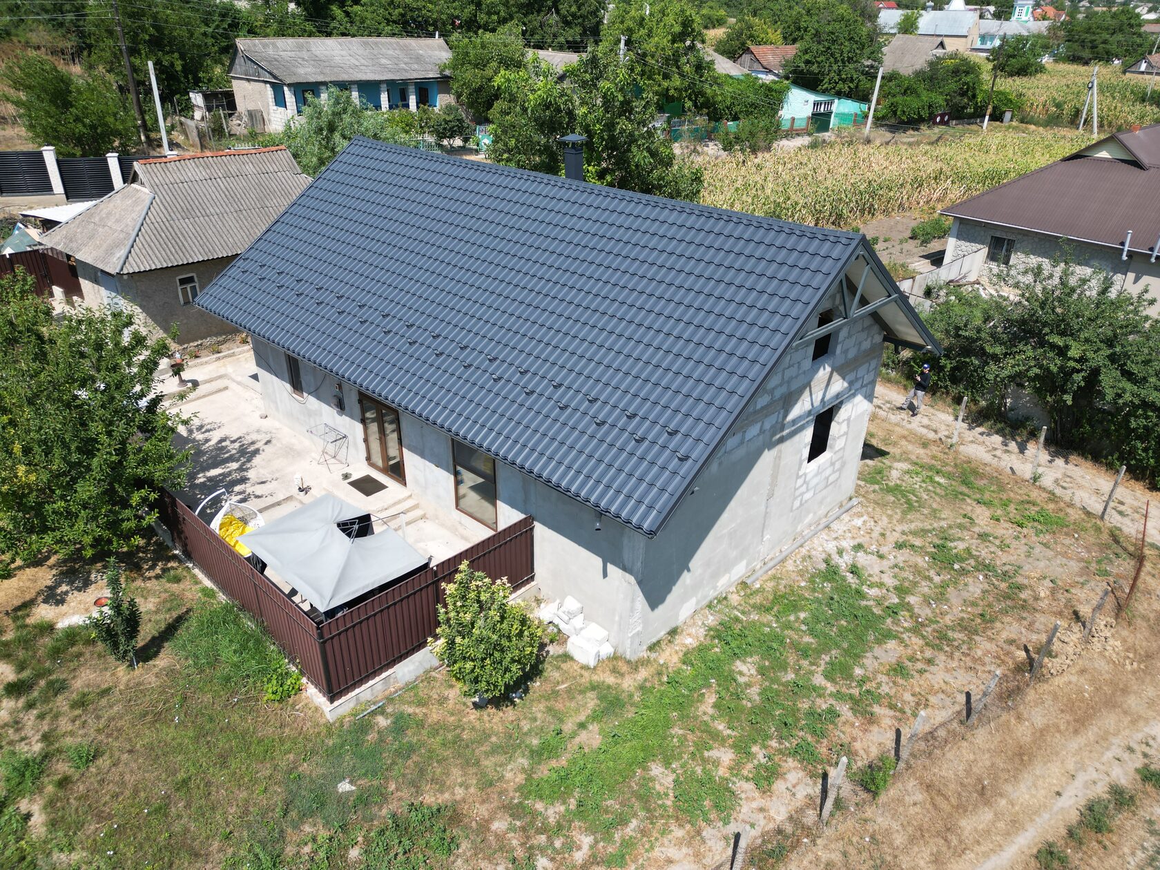 Țiglă metalică, Arctica, SSAB RAL 7016, Căinari, Căușeni