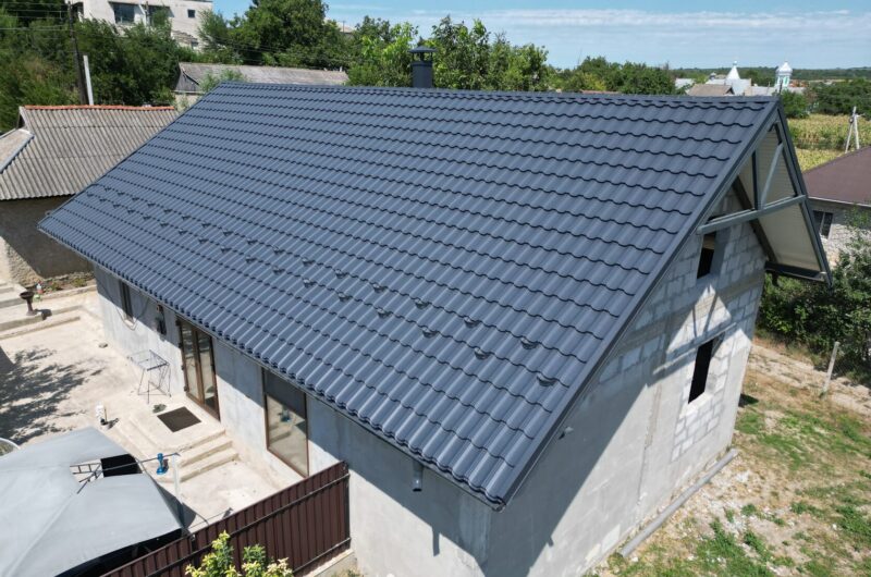 Țiglă metalică, Arctica, SSAB RAL 7016, Căinari, Căușeni