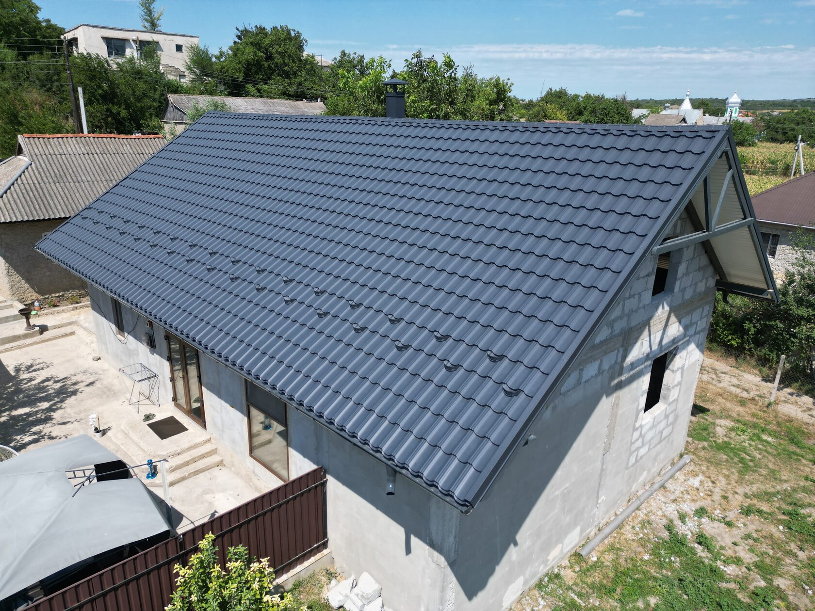 Țiglă metalică, Arctica, SSAB RAL 7016, Căinari, Căușeni