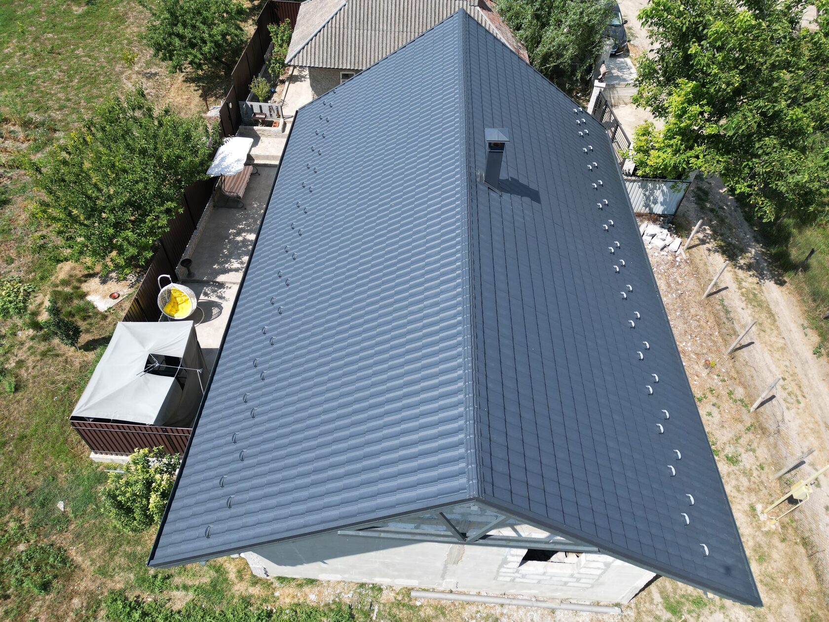 Țiglă metalică, Arctica, SSAB RAL 7016, Căinari, Căușeni