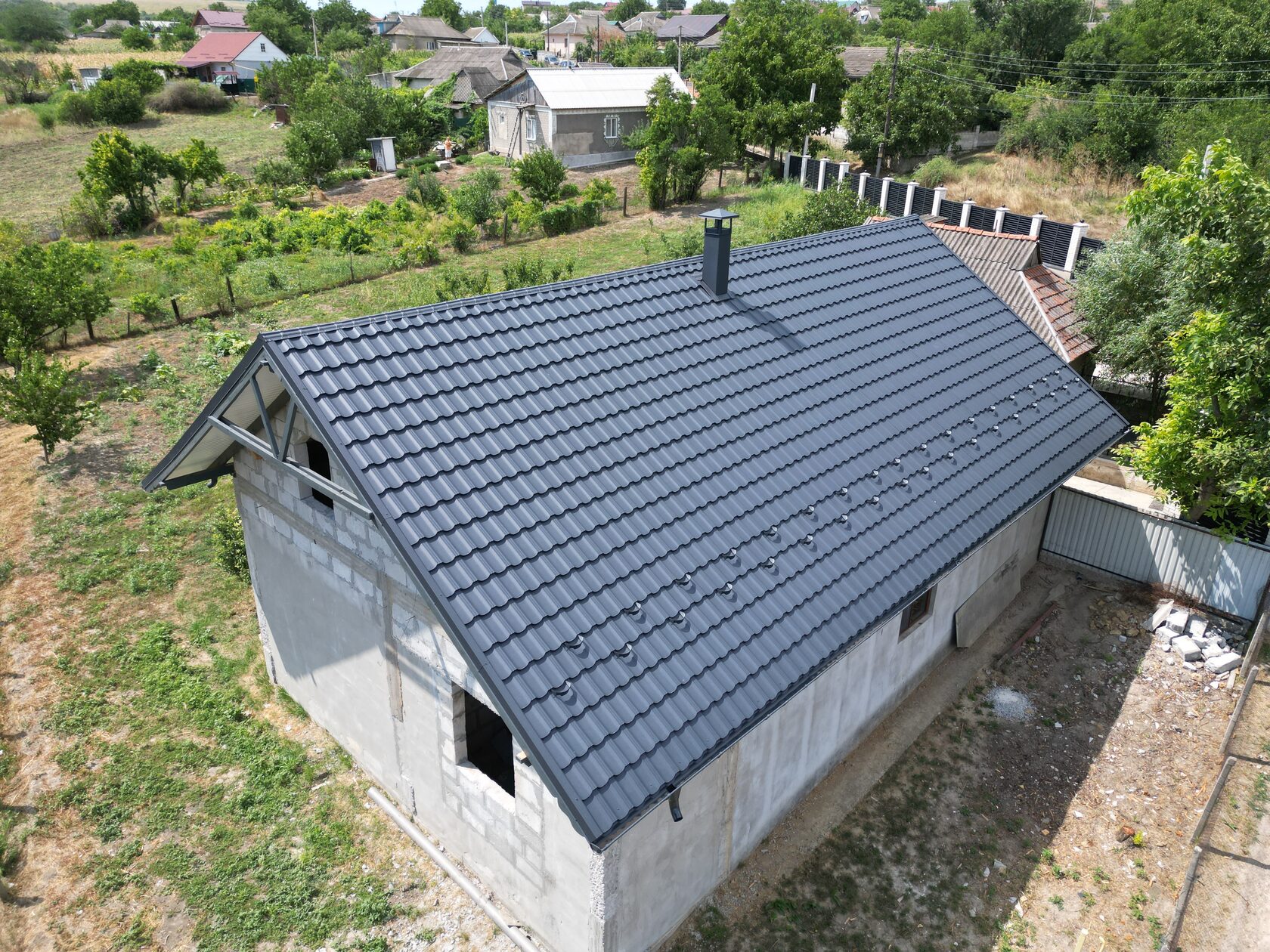 Țiglă metalică, Arctica, SSAB RAL 7016, Căinari, Căușeni