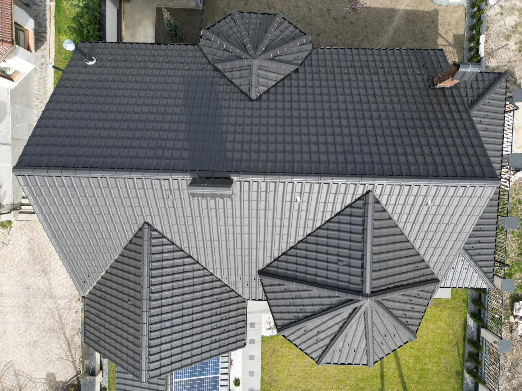 Țiglă ceramică, Creaton, Balance, Negru mat, Sîngera