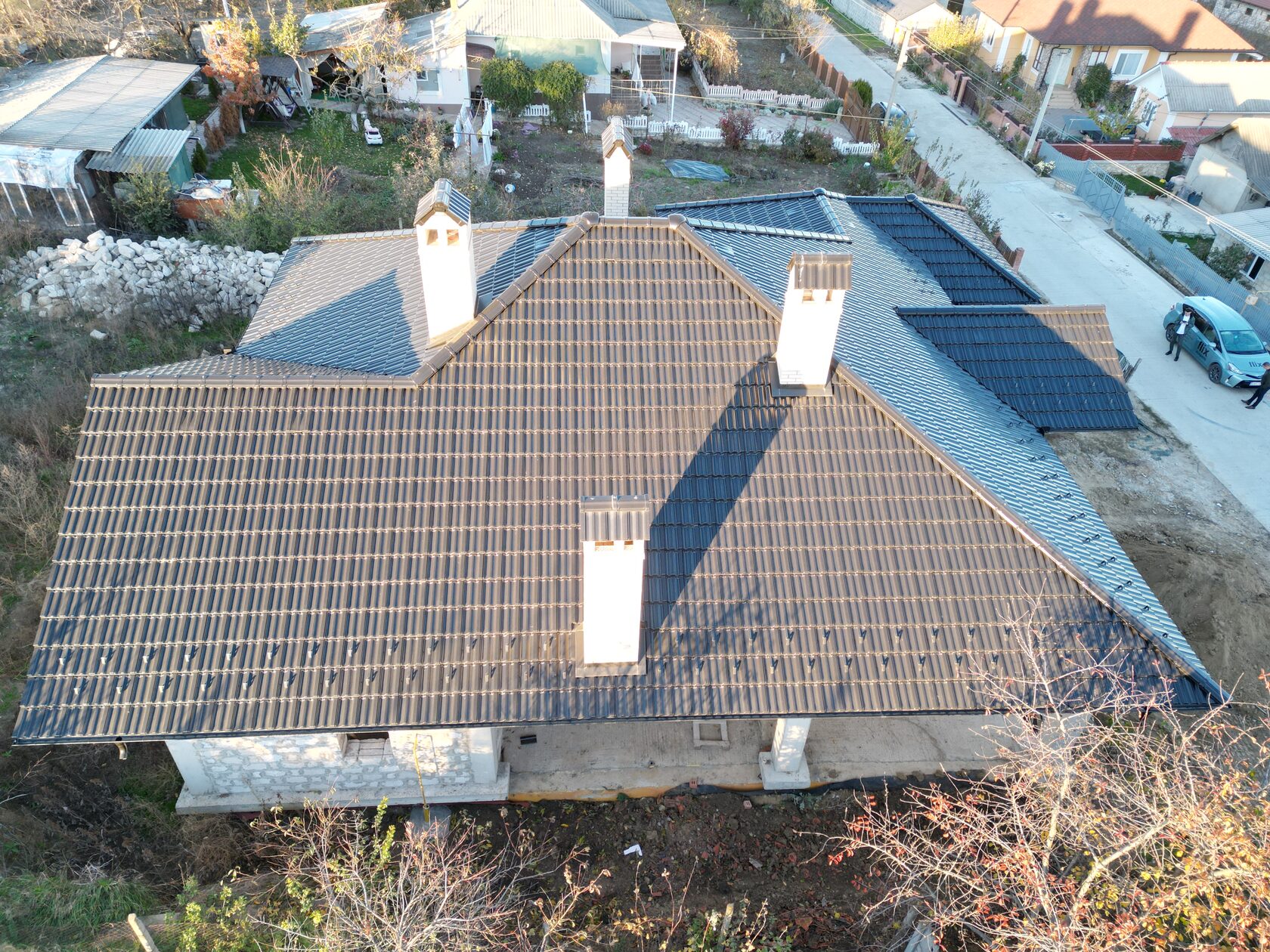 Țiglă ceramică, Creaton, Rapido, Negru luci, Ruseștii Noi, Ialoveni