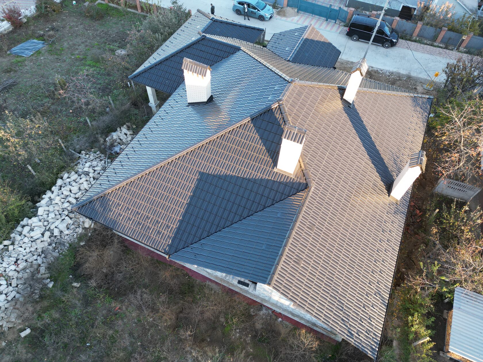 Țiglă ceramică, Creaton, Rapido, Negru luci, Ruseștii Noi, Ialoveni