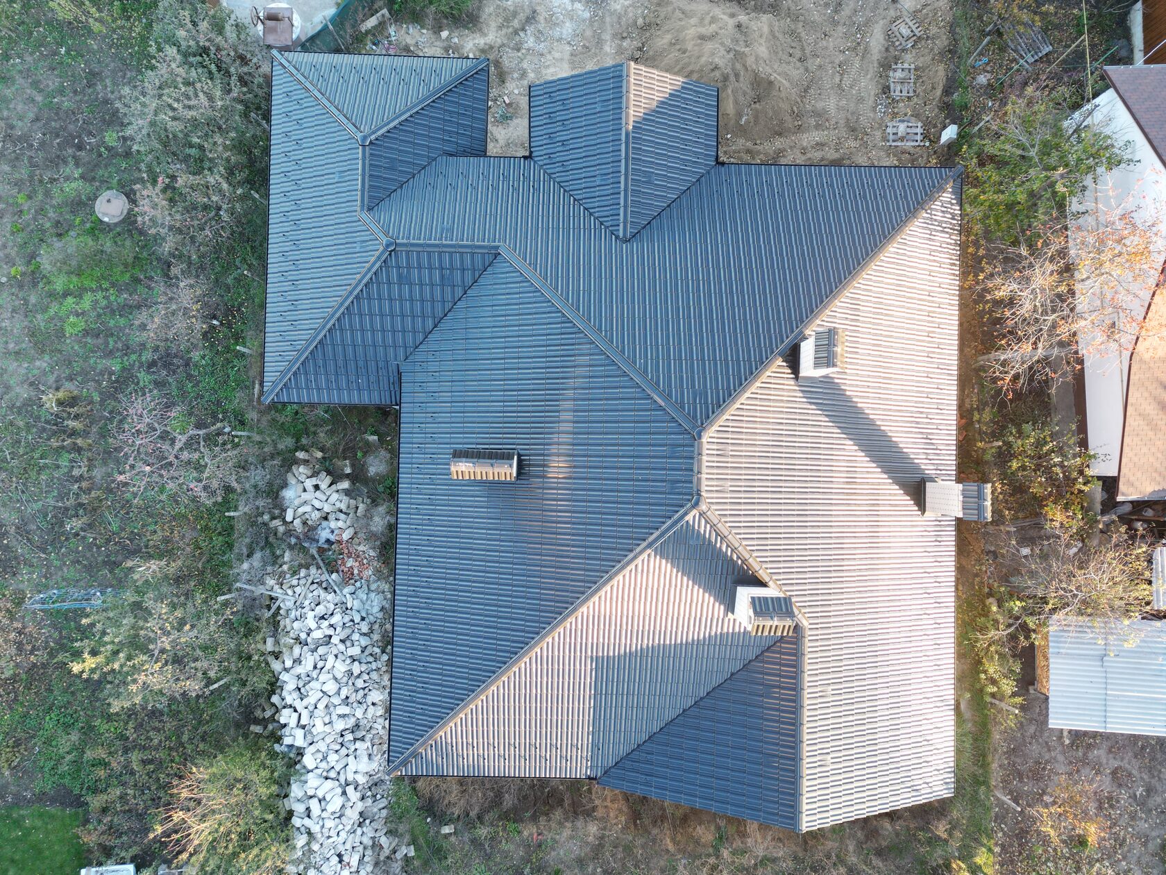 Țiglă ceramică, Creaton, Rapido, Negru luci, Ruseștii Noi, Ialoveni