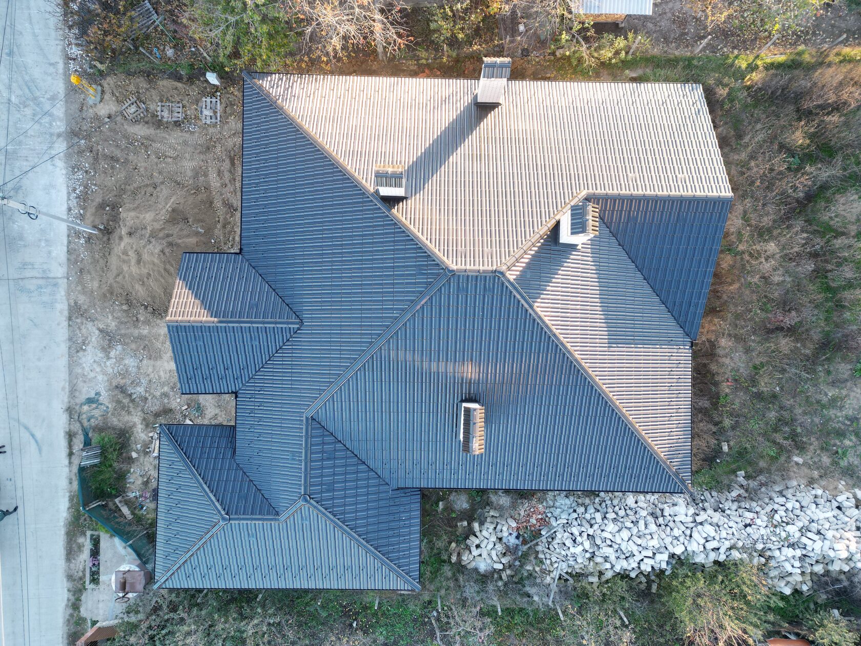 Țiglă ceramică, Creaton, Rapido, Negru luci, Ruseștii Noi, Ialoveni