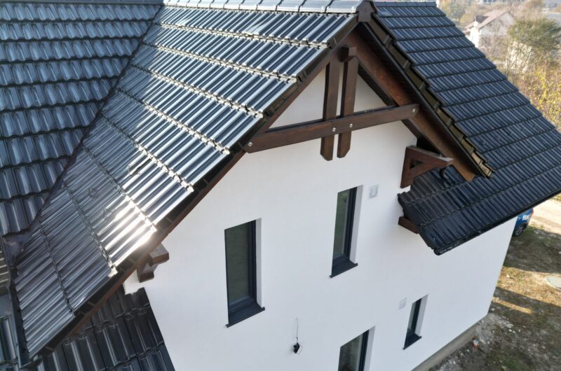 Țiglă ceramică, Creaton, Rapido, Negru luci, Sîngera, Chișinău