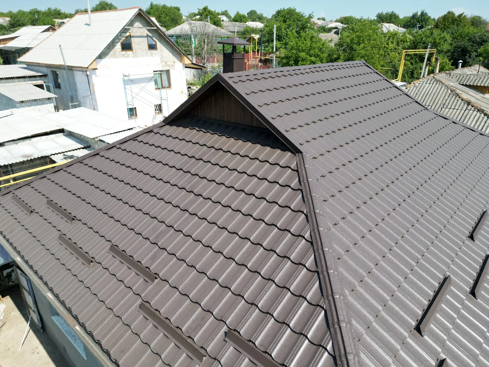 Țiglă metalică, Simetrica, Trușeni, Chișinău