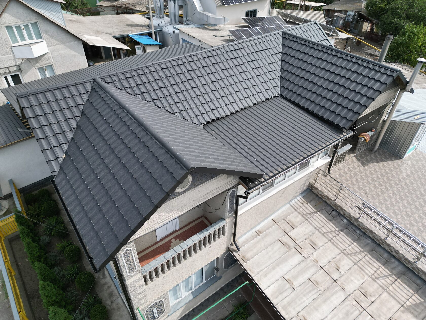 Țiglă metalică Arctica, SSAB 9005, or. Edineț