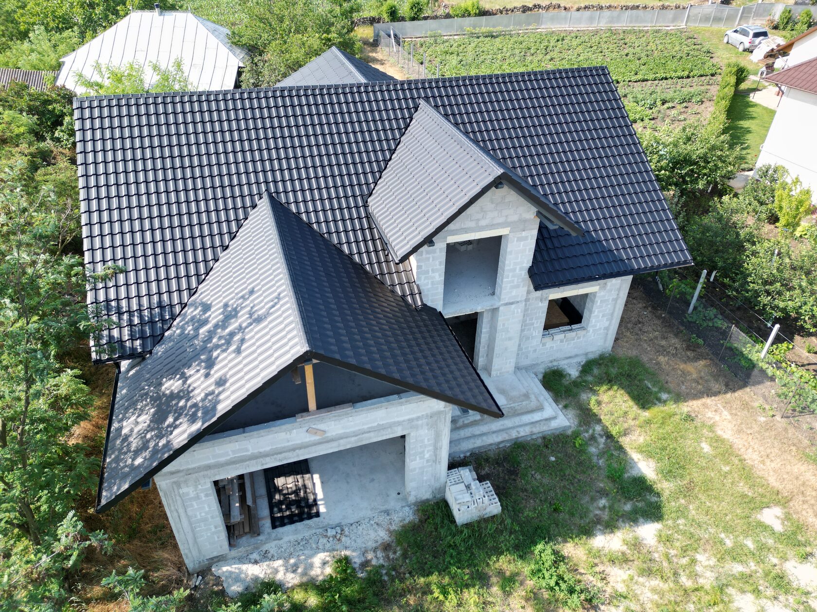 Țiglă metalică, Arctica, SSAB, RAL 9005, Corjeuți, Briceni