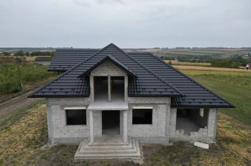 Țiglă metalică, SSAB, RAL 9005, Corjeuți, Briceni