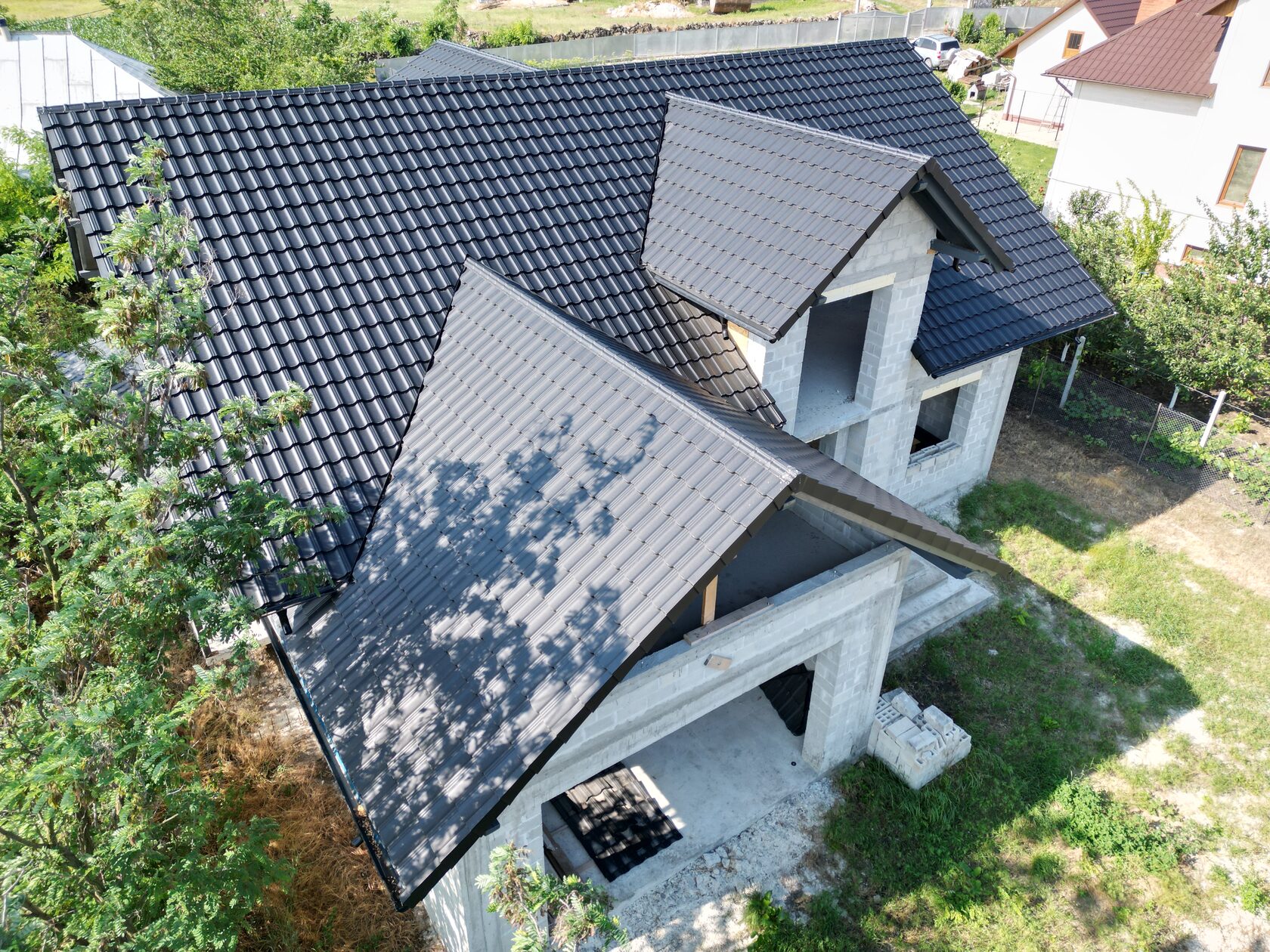 Țiglă metalică, Arctica, SSAB, RAL 9005, Corjeuți, Briceni