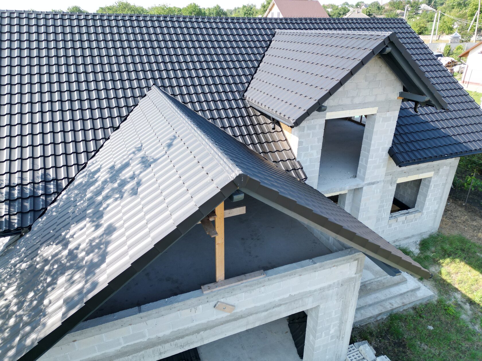 Țiglă metalică, Arctica, SSAB, RAL 9005, Corjeuți, Briceni