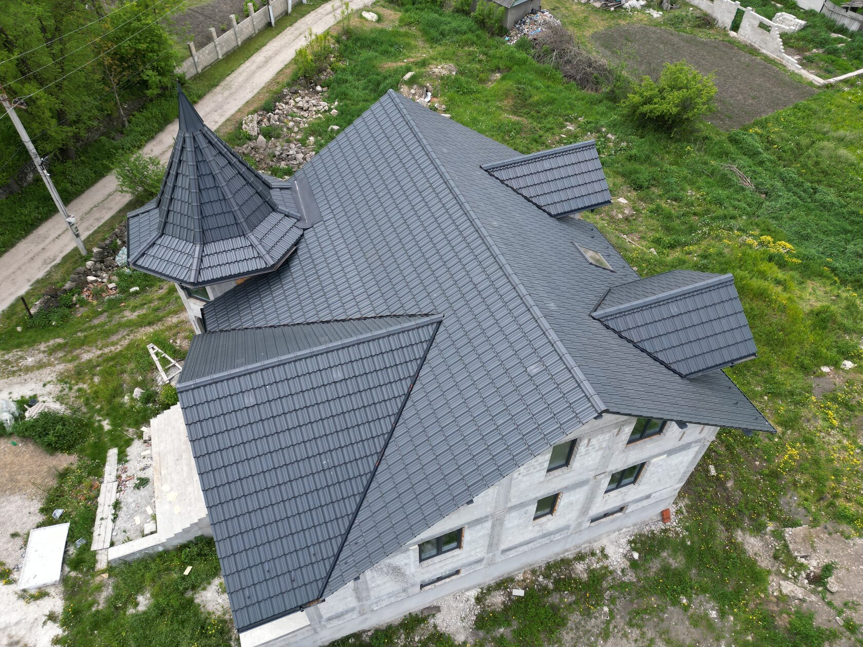 Țiglă ceramică, Creaton, Rapido ardezie, Corjeuți, Briceni