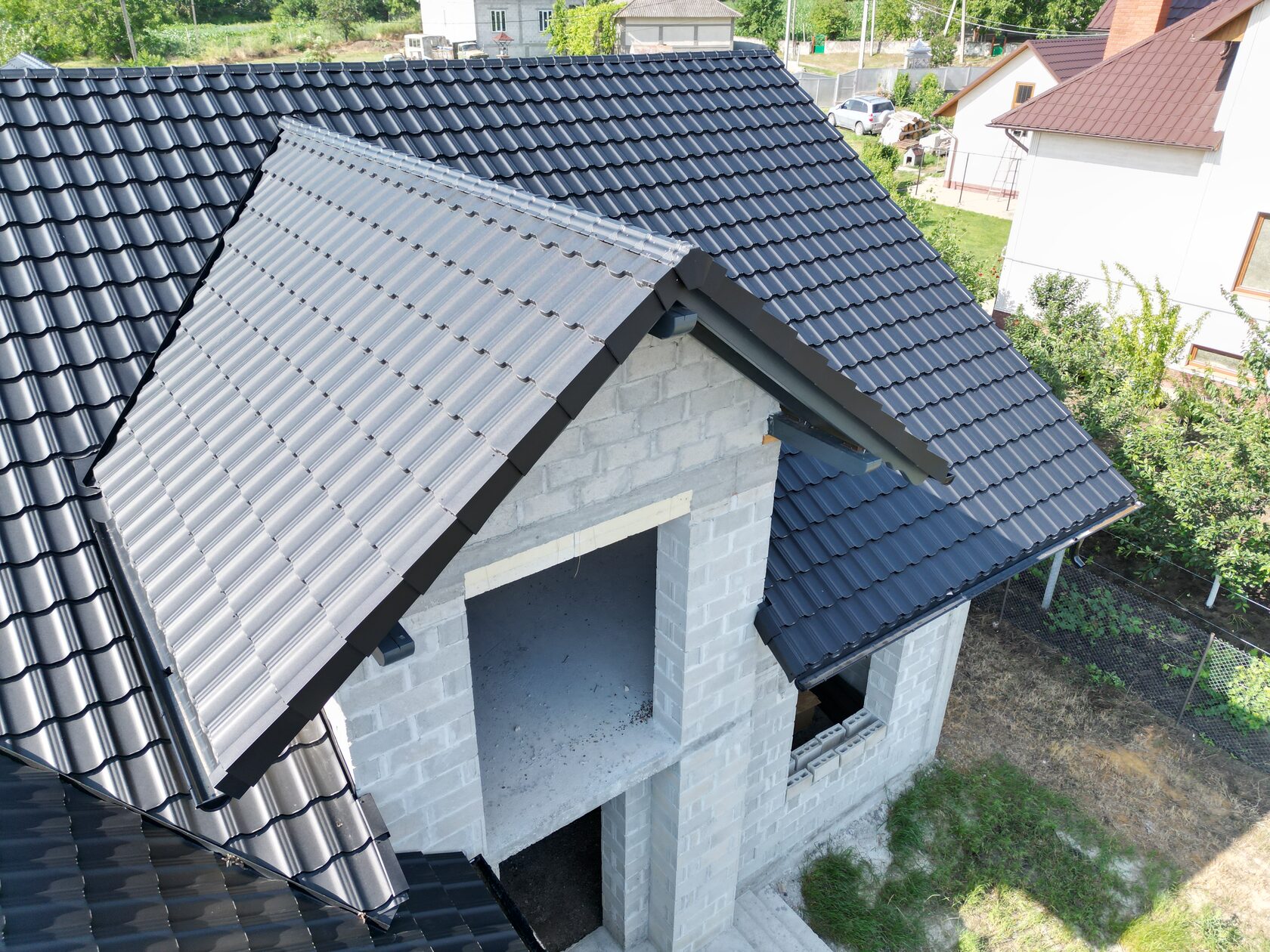 Țiglă metalică, Arctica, SSAB, RAL 9005, Corjeuți, Briceni