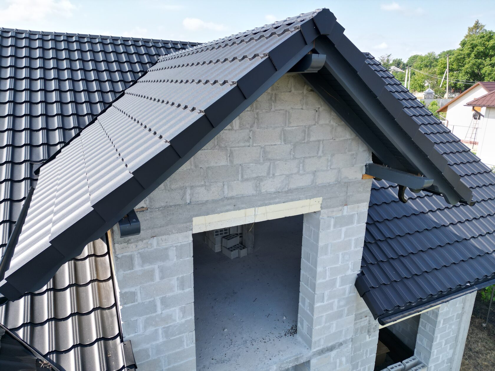 Țiglă metalică, Arctica, SSAB, RAL 9005, Corjeuți, Briceni