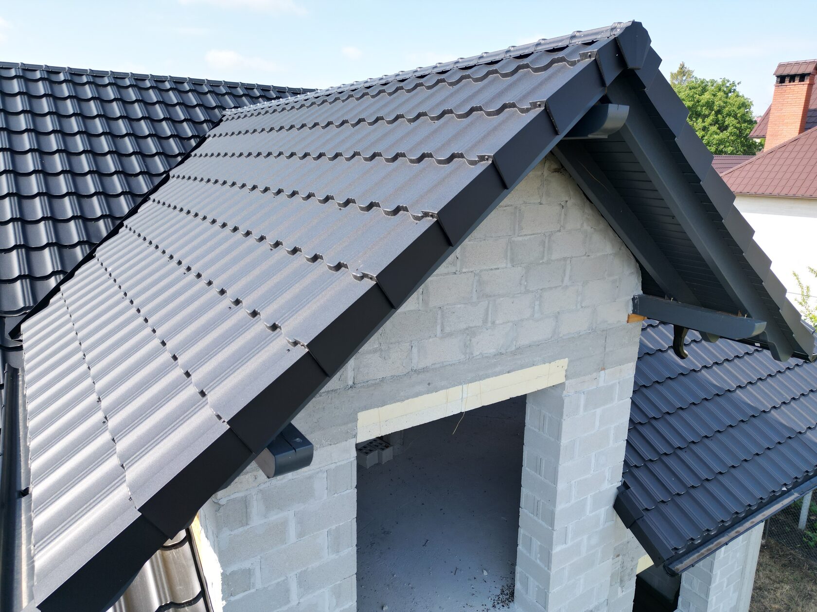 Țiglă metalică, Arctica, SSAB, RAL 9005, Corjeuți, Briceni