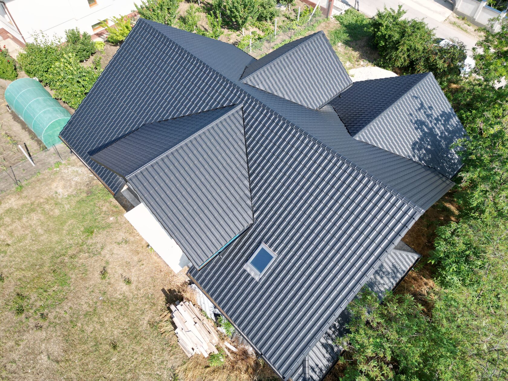 Țiglă metalică, Arctica, SSAB, RAL 9005, Corjeuți, Briceni