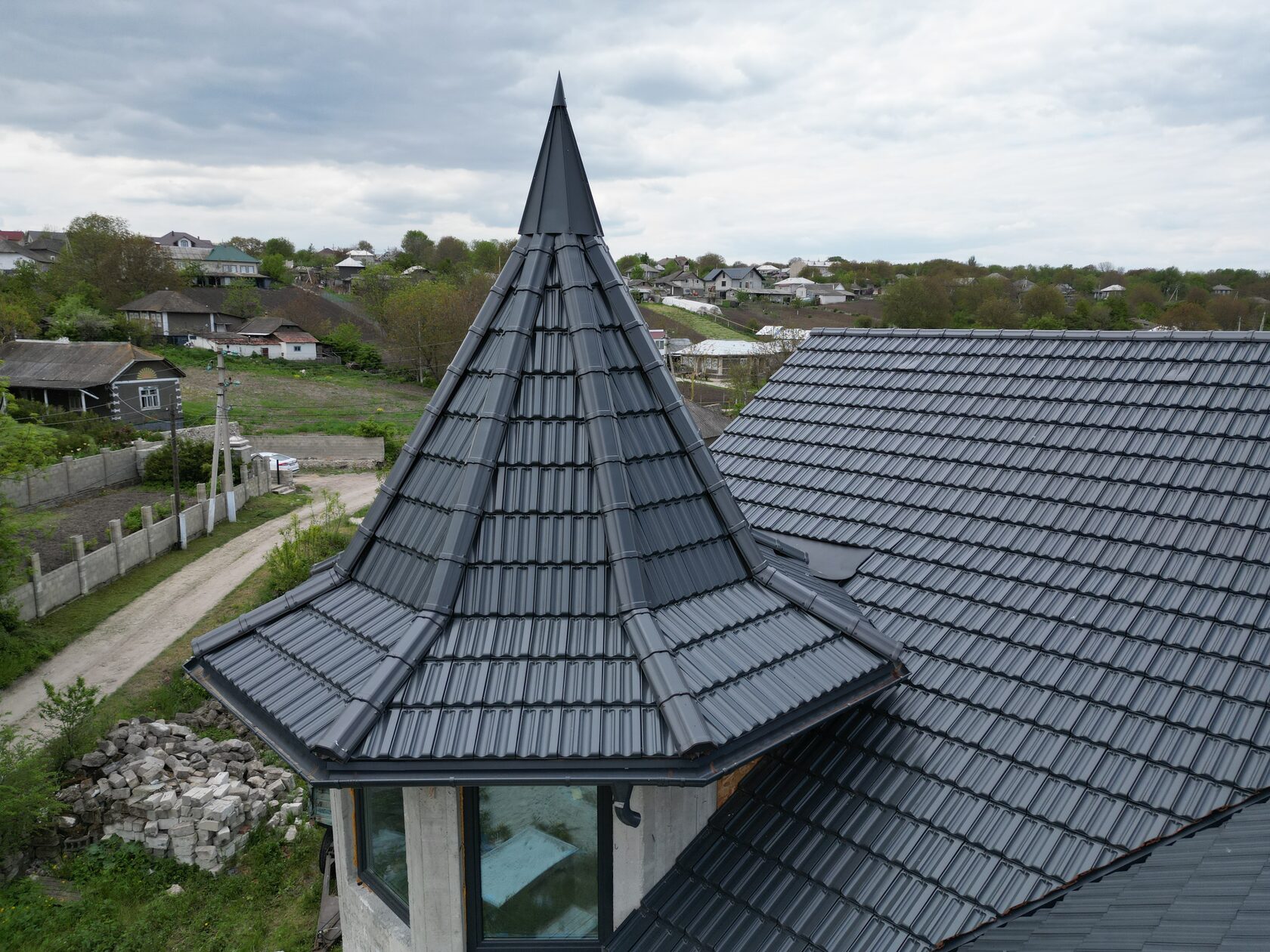 Țiglă ceramică, Creaton, Rapido ardezie, Corjeuți, Briceni