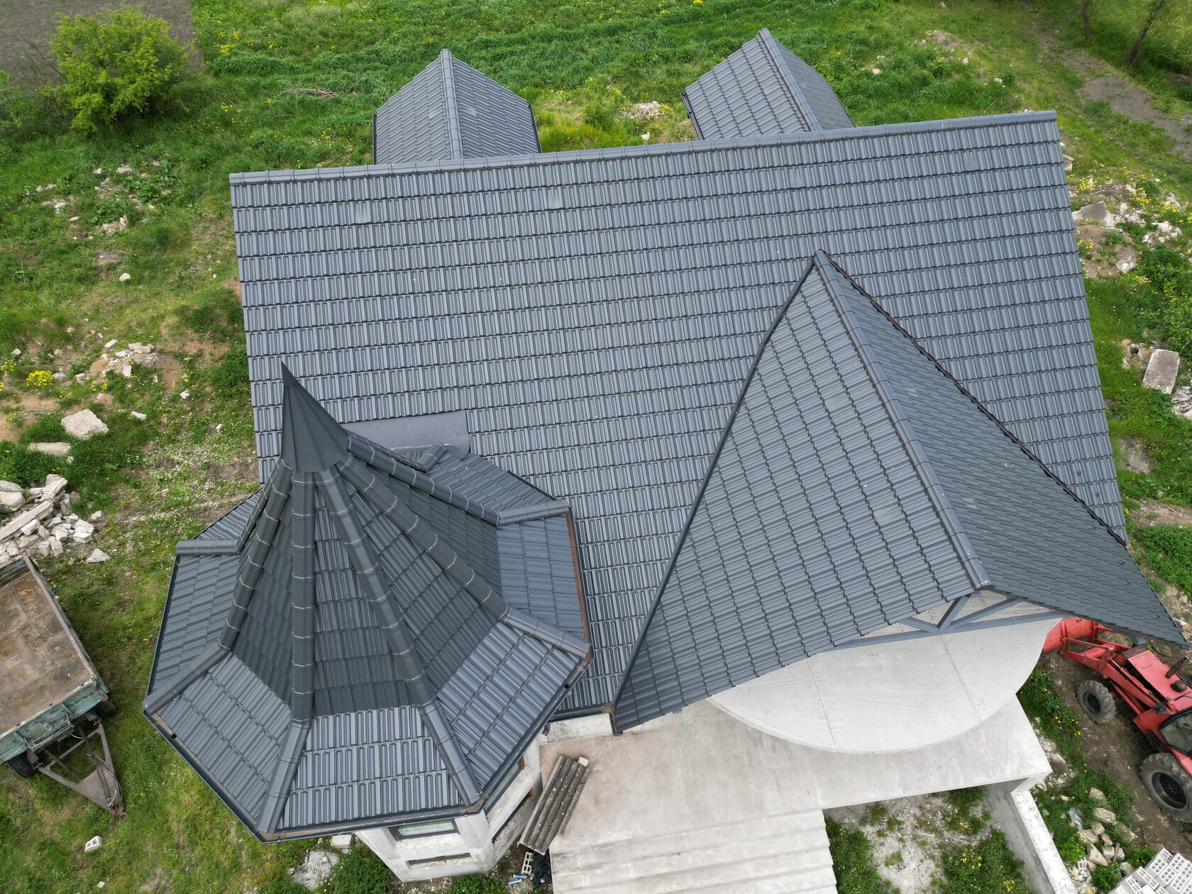 Țiglă ceramică, Creaton, Rapido ardezie, Corjeuți, Briceni