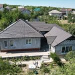 Металлочерепица, двухмодульная Nordica, Суручены, Яловены.