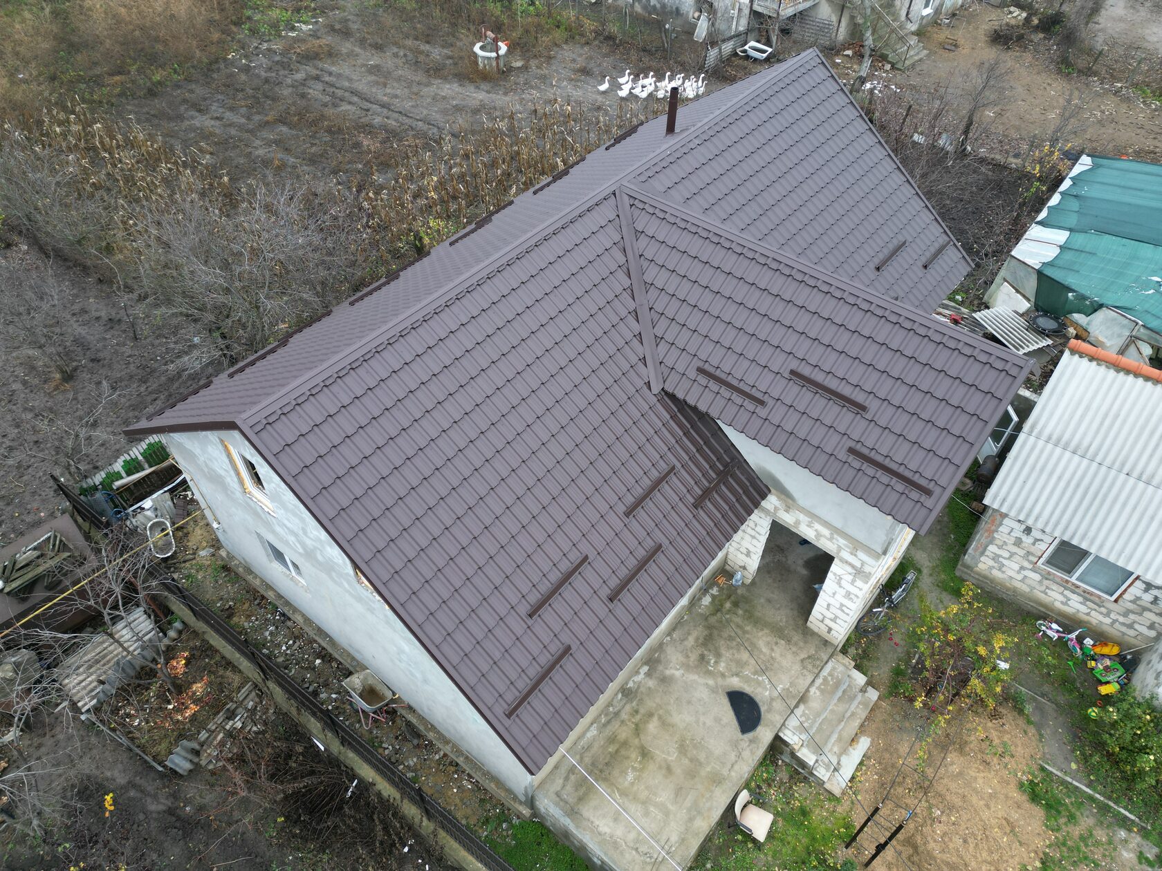 Țiglă metalică, Alpina, Logănești, Hîncești