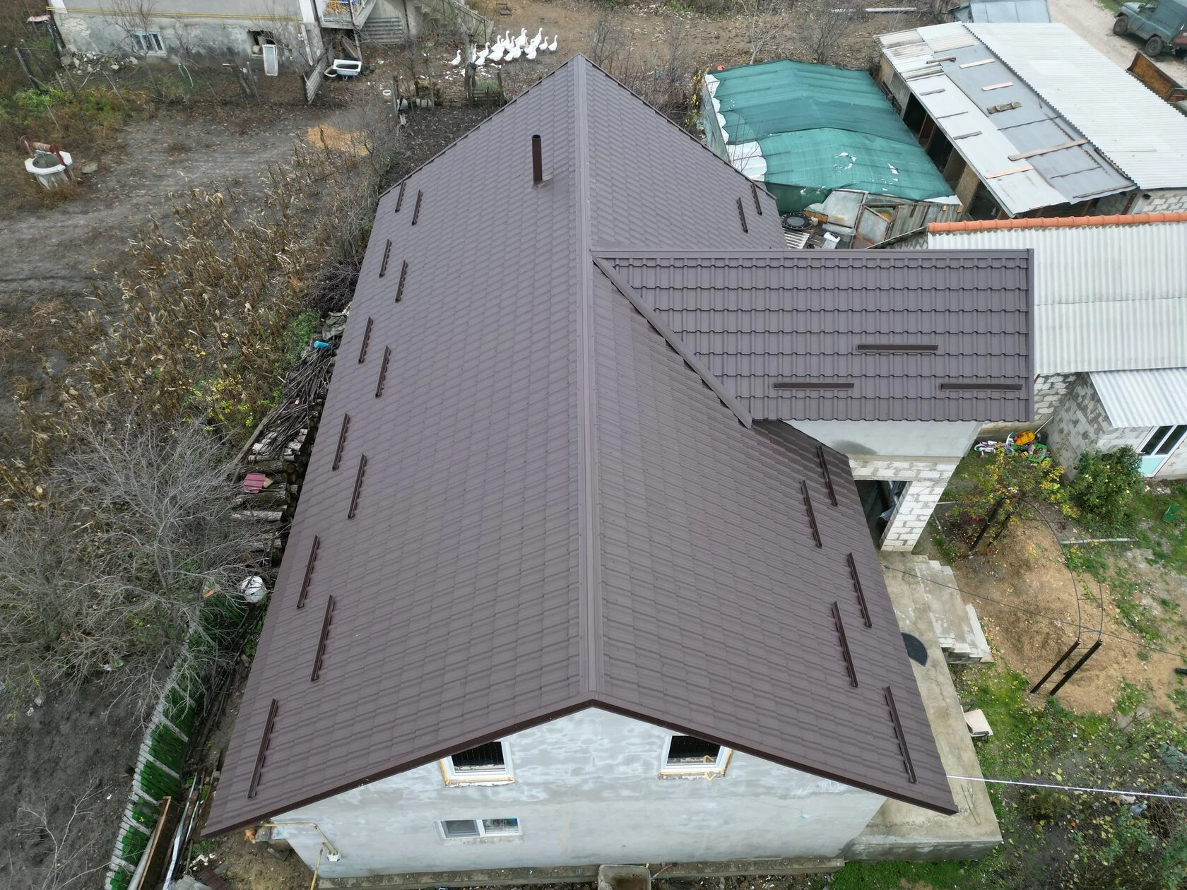 Țiglă metalică, Alpina, Logănești, Hîncești