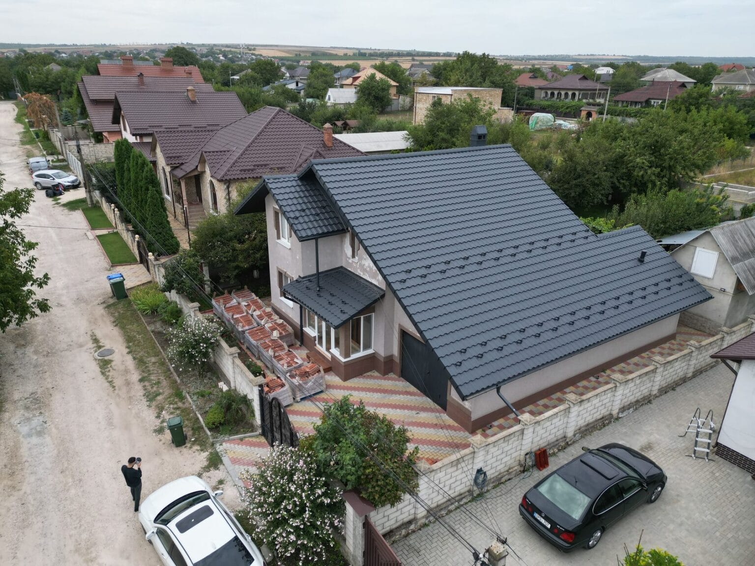 Țiglă metalică, Arctica, RAL 7024, Măgdăcești, Criuleni