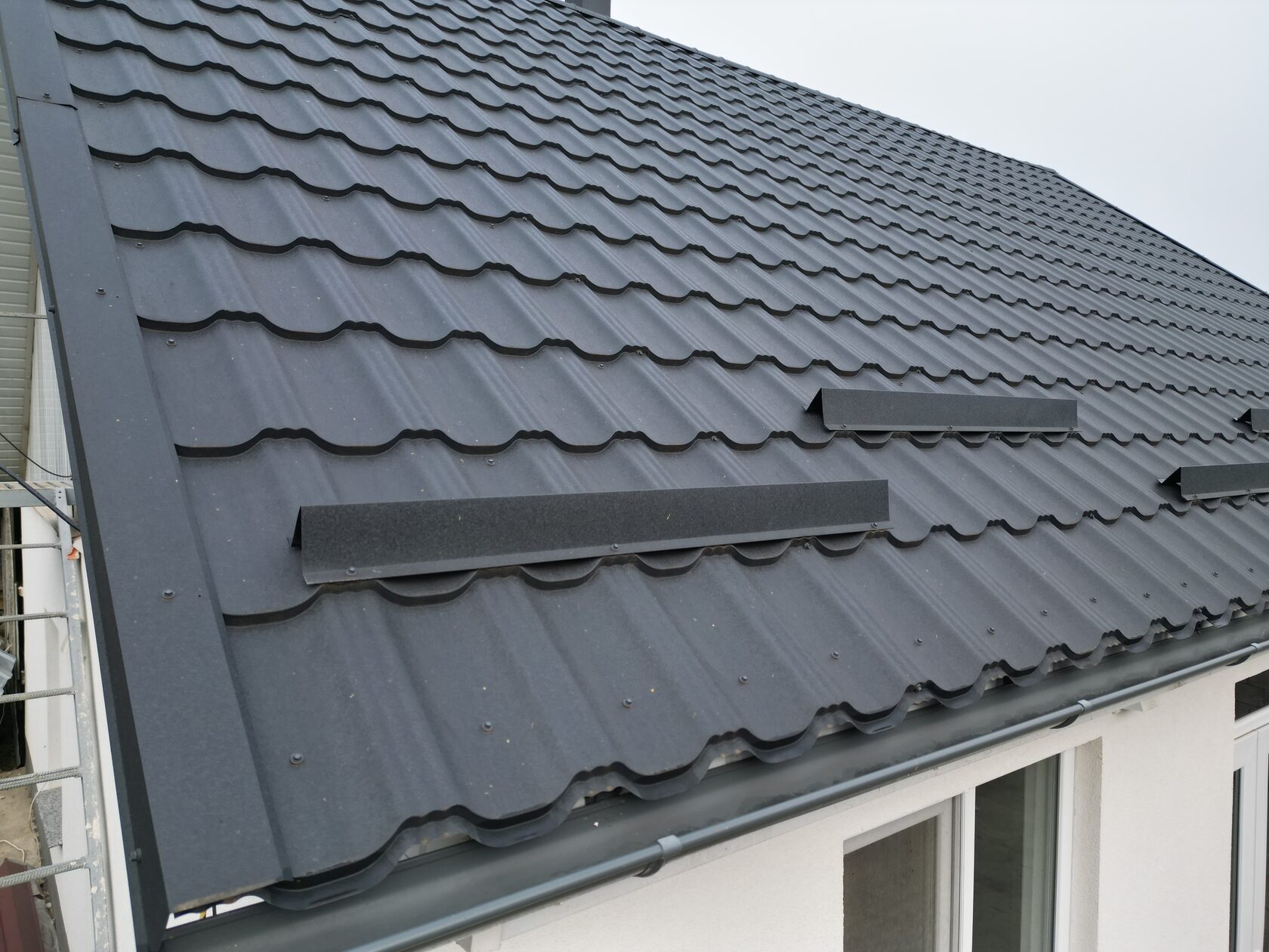 Țiglă metalică, Arctica, Coreea V-Matt, RAL 7024, Fîrlădeni, Căușeni