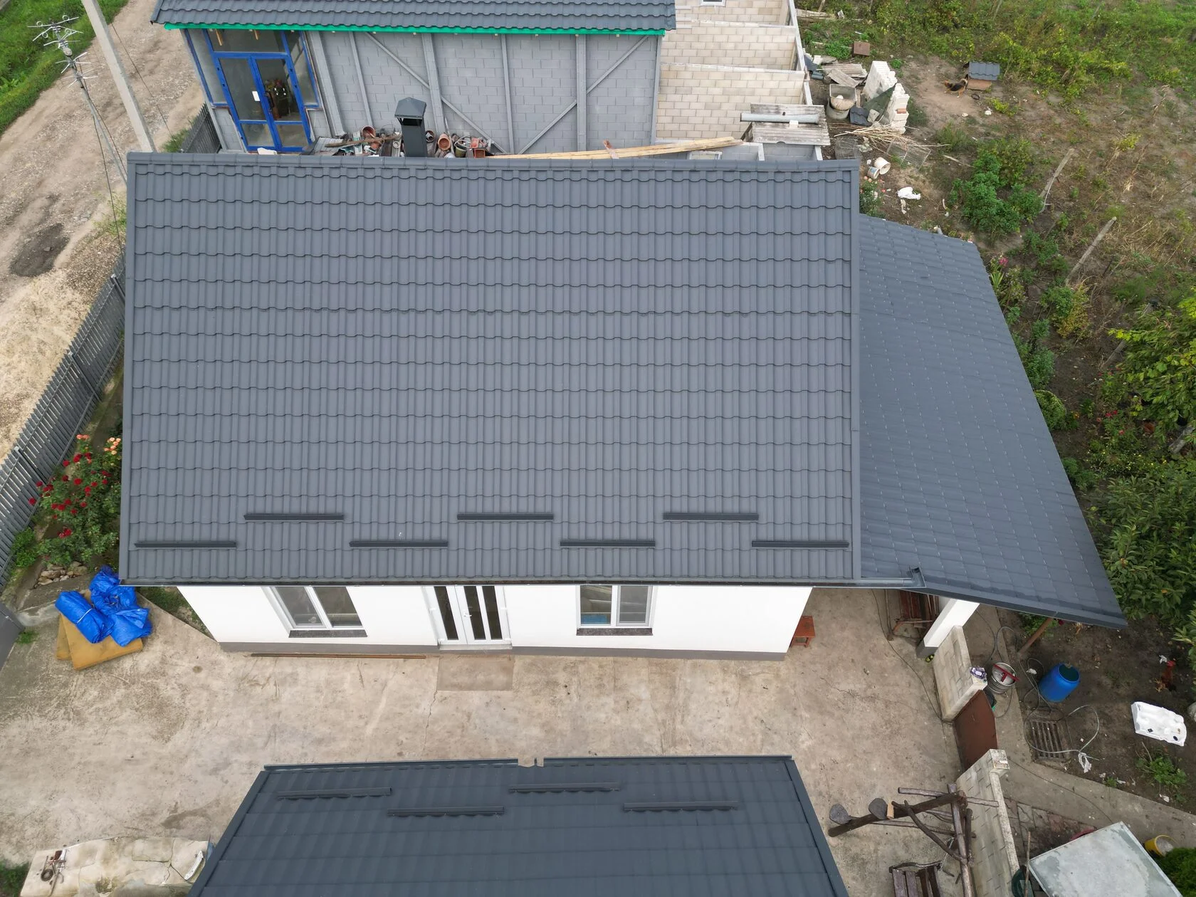 Țiglă metalică, Arctica, Coreea V-Matt, RAL 7024, Fîrlădeni, Căușeni