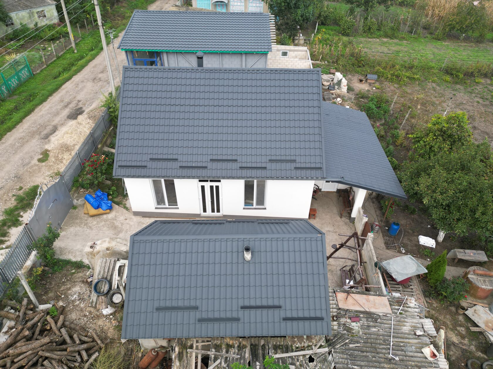 Țiglă metalică, Arctica, Coreea V-Matt, RAL 7024, Fîrlădeni, Căușeni