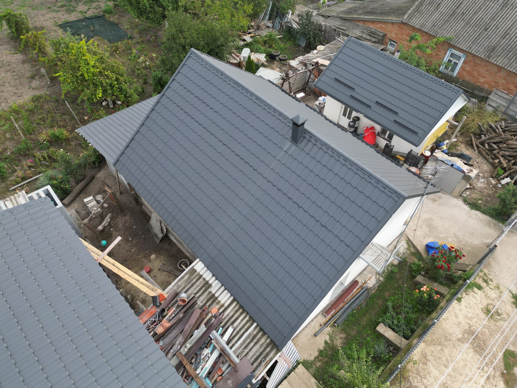 Țiglă metalică, Arctica, Coreea V-Matt, RAL 7024, Fîrlădeni, Căușeni