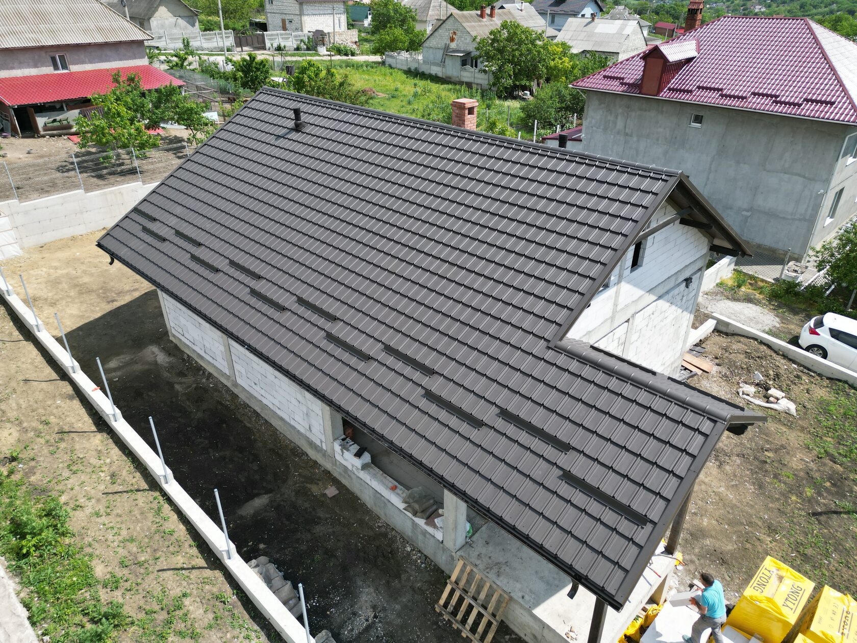 Țiglă metalică, Nordica, Grătiești, Chișinău