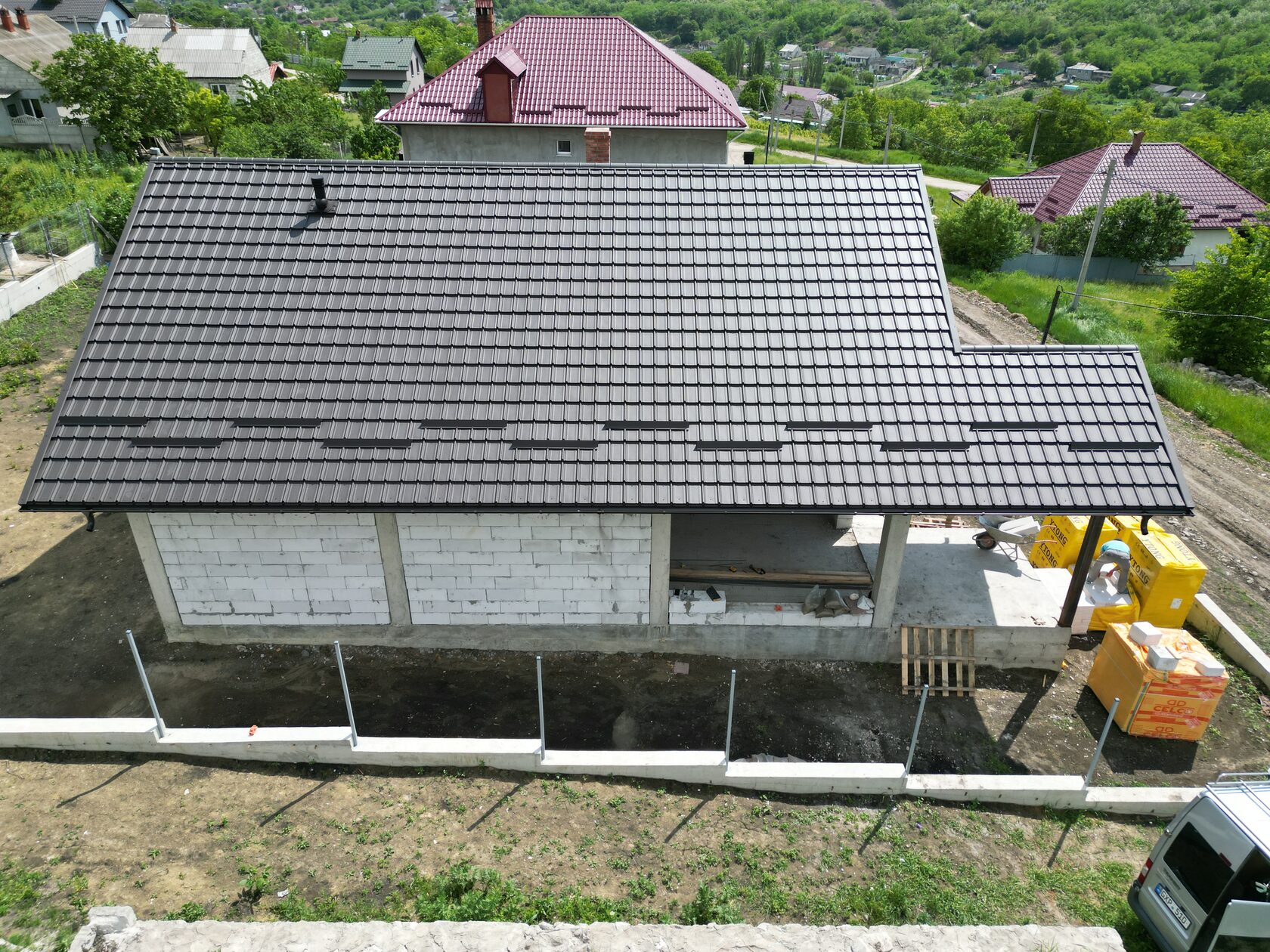 Țiglă metalică, Nordica, Grătiești, Chișinău