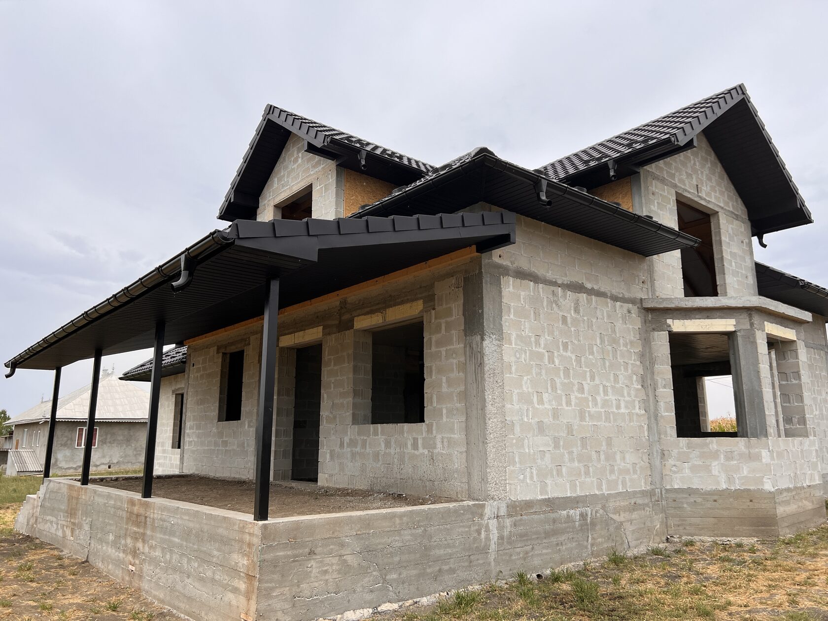 Țiglă metalică, SSAB, RAL 9005, Corjeuți, Briceni