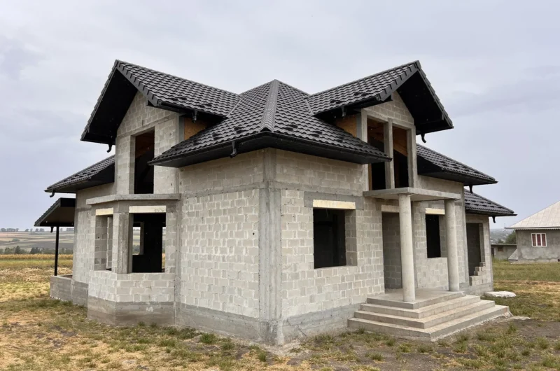 Țiglă metalică, SSAB, RAL 9005, Corjeuți, Briceni