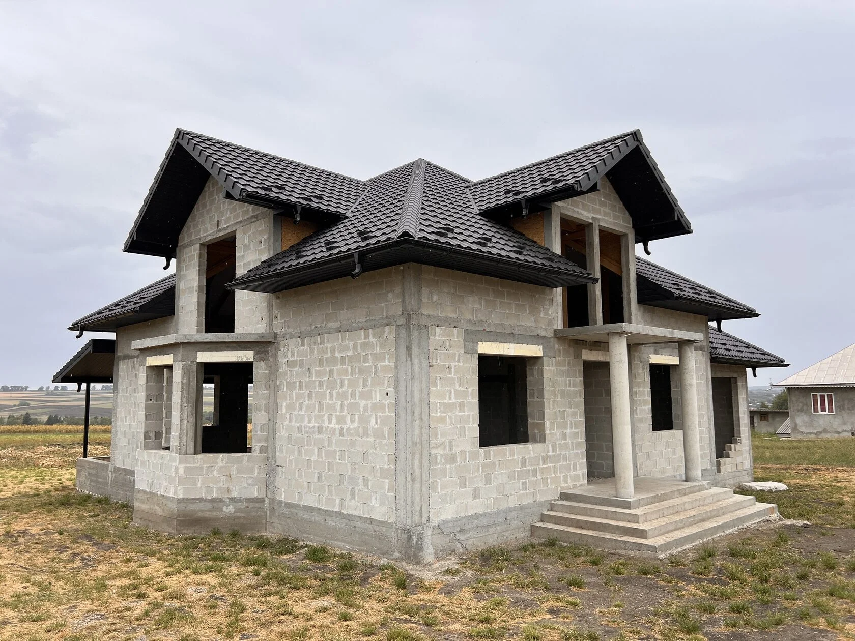 Țiglă metalică, SSAB, RAL 9005, Corjeuți, Briceni