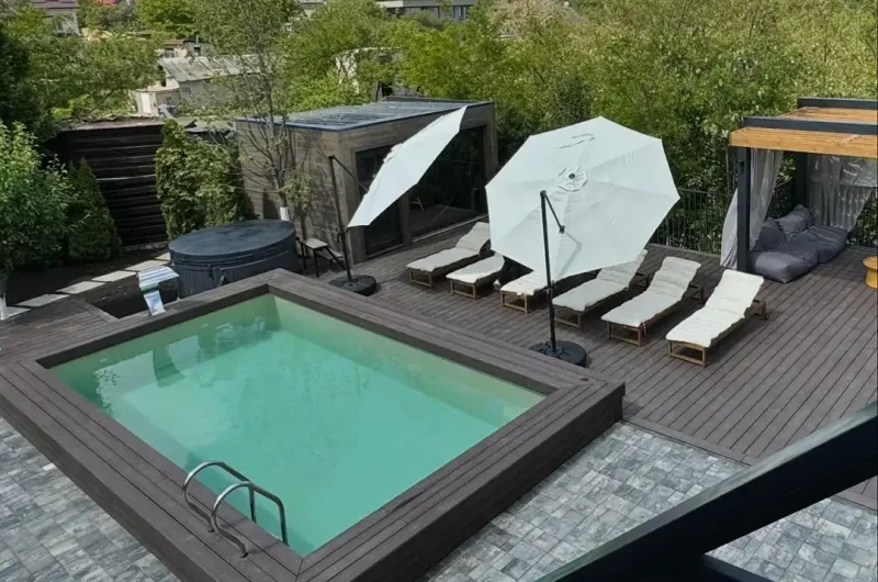 Vipvilla.md: терраса из декинга, Думбрава, г. Кишинев