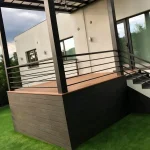 Terasă cu decking din lemn plastifiat WPC, Dumbrava, Chișinău